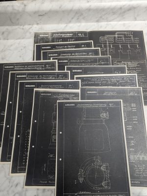 Girards Radial Boring Machine Br50 1600 Literature Print Drawing Operation