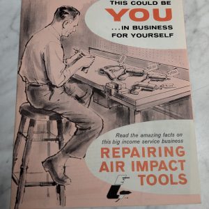 Repairing Air Impact Tool Sales Literature Brochure Air Tool Repair Manual Co