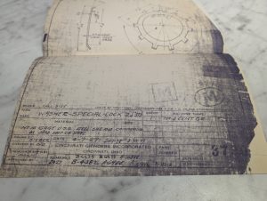 Cincinnati Grinders Washer Special Lock 2.25 Std #2 Center Print Drawing Diagram