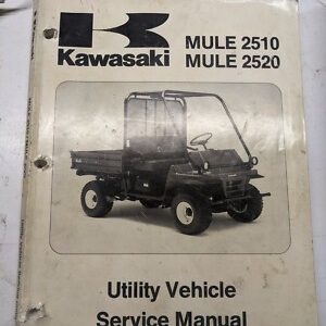 Kawasaki Mule 2510 2520 Kaf620A/B Utv Utility Vehicle Service Manual 1993 Repair