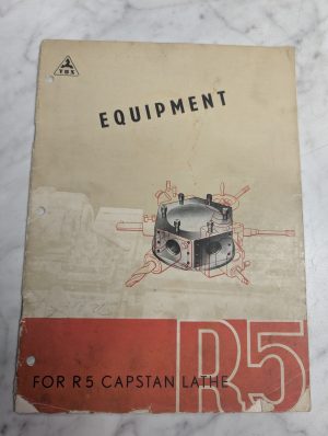 Tos Equipment Sales Literature Brochure Catalog R5 Capstan Lathe