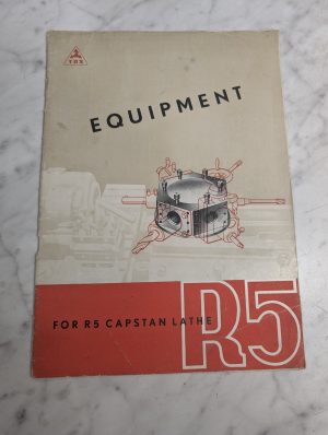 Tos Equipment Sales Literature Brochure Catalog R5 Capstan Lathes