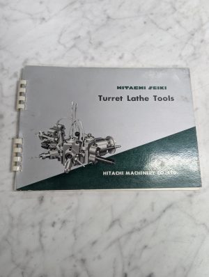 Hitachi Seiki Turret Lathe Tools Sales Literature Brochure Catalog Information