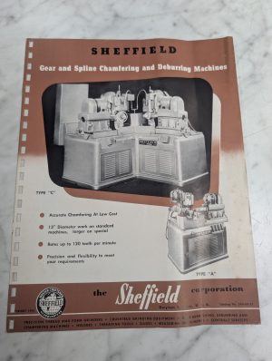 Sheffield Type C Gear & Spline Chamfering & Deburring Machines Sales Literature