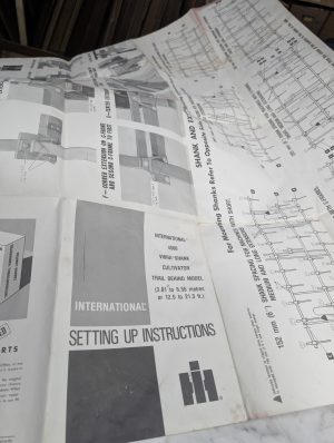 International Harvester Ih Setting Up Instructions 4500 Vibra Shank Cultivator