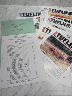 Tuffline Monroe Mfg Sales Price List & Brochures Literature Specs Information