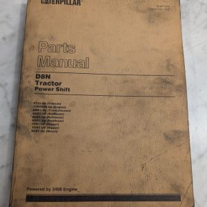 Caterpillar Service/Repair Parts List Catalog Book Manual D8N Tractor 1992