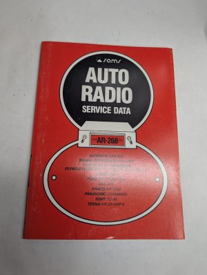 Sams Photofact Car Audio Auto Radio Series Repair Data Manual Volume Ar-268 1978