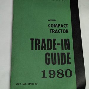 Official Blue Book Trade-In Price List Guide Manual Compact Tractor Cptg-15 1980