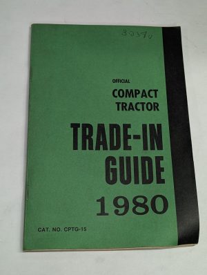 Official Blue Book Trade-In Price List Guide Manual Compact Tractor Cptg-15 1980