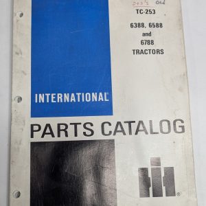 International Harvester Parts List Catalog Manual Tc-253 6388 6588 6788 Tractors