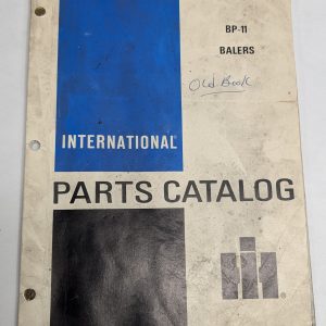 International Ih Harvester Parts List Catalog Manual Bp-11 Hay Balers 1980
