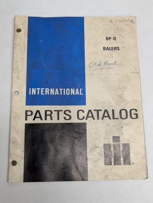 International Ih Harvester Parts List Catalog Manual Bp-11 Hay Balers 1980