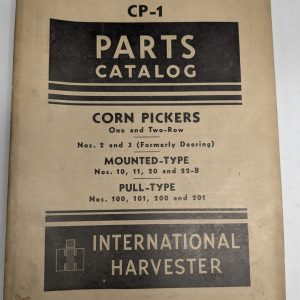 International Harvester Ih Parts List Catalog Manual Cp-1 Corn Pickers Type