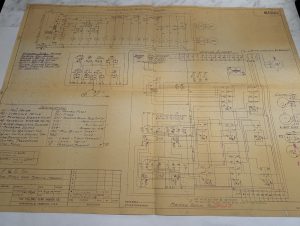 Fellows Gear Shaper 4” Fine Pitch Wiring Diagram Drawing 22379 Schematic Print