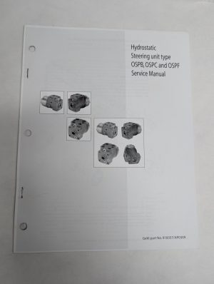 Gehl Hydrostatic Steering Unit Ospb Ospc Ospf Service Manual #918357/Ap0309