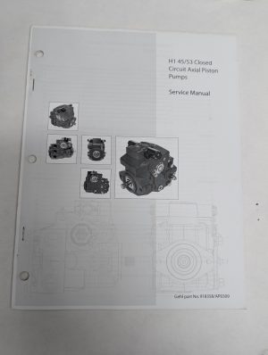 Gehl H1 45/53 Closed Circuit Axial Piston Pumps Service Manual #918358/Ap0309