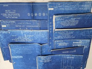 American Tool Works Radial Drill Blue Prints Drawings Diagrams Information Lot
