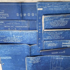 American Tool Works Radial Drill Blue Prints Drawings Diagrams Information Lot