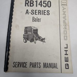 Gehl Rb1450 A-Series Baler Service Parts Manual Catalog #903213 Shop Book
