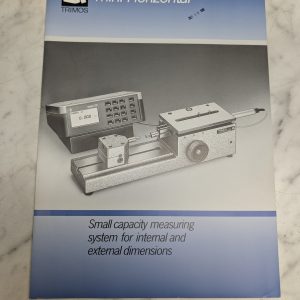 Trimos Mini-Horizontal Measuring System Sales Brochure Literature Specifications