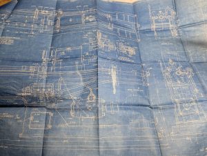 Lapoint Machine Tool 3L Hydraulic F-31A Layout Drawing Blue Print Diagram