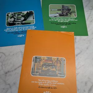 New Britain Machine +Gf+ Machine Tools Technical Information Brochure Sheets