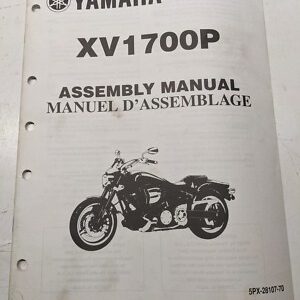 Yamaha Dealer Prep Assembly Manual Oem Motorcycle Xv1700P 5Px-28107-71 2001