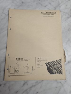 John Deere Jd Parts List Catalog Manual Book #14 Hammer Mill Pc-682- Information
