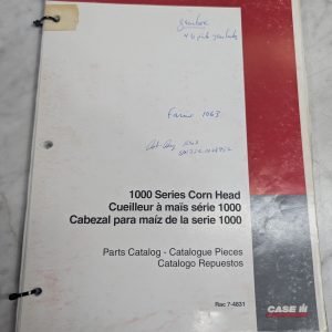 Case Ih Parts List Book Catalog Manual 1000 Series Corn Head 7-4831 2000