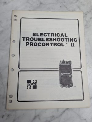 Hyster Fork Lift Truck Manual Electrical Troubleshooting Procontrol Ii (2)