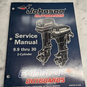 Omc Johnson Evinrude Service Manual "Ed" 9.9 Thru 30 Hp 2 Cylinder #507122