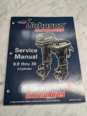 Omc Johnson Evinrude Service Manual "Ed" 9.9 Thru 30 Hp 2 Cylinder #507122