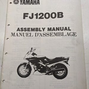 Yamaha Dealer Prep Assembly Manual Motorcycle Fj1200B 4Ah-28107-70 1990