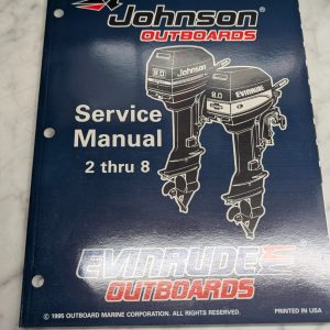 Omc Johnson Evinrude Service Manual "Ed" 2 Thru 8 Hp #507120 1995