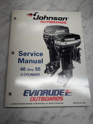 Omc Johnson Evinrude Service Manual "Eo" 40 Thru 55 Hp 2 Cylinder #503148