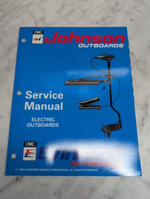 Omc Johnson Evinrude Service Manual "Er" Eob Electric Outboards #500605