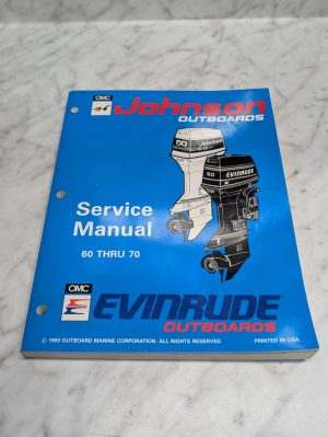Omc Johnson Evinrude Service Manual "Er" Models 60 Thru 70 Hp #500609