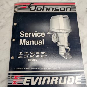 Omc Johnson Evinrude Service Manual "Cc" Loop V Models 120-300 Hp Xp Gt #507664