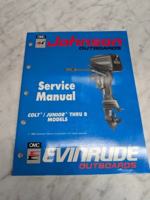 Omc Johnson Evinrude Service Manual "Es" Models Colt Junior Thru 8 Hp #507870