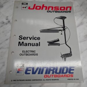 Omc Johnson Evinrude Service Manual Et Models Electric Outboard Trolling #508280