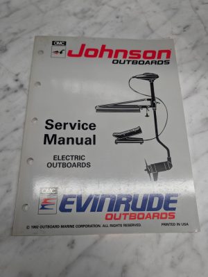 Omc Johnson Evinrude Service Manual Et Models Electric Outboard Trolling #508280