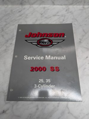 Johnson Evinrude Omc Service Manual Models "Ss" 25 35 Hp #787068