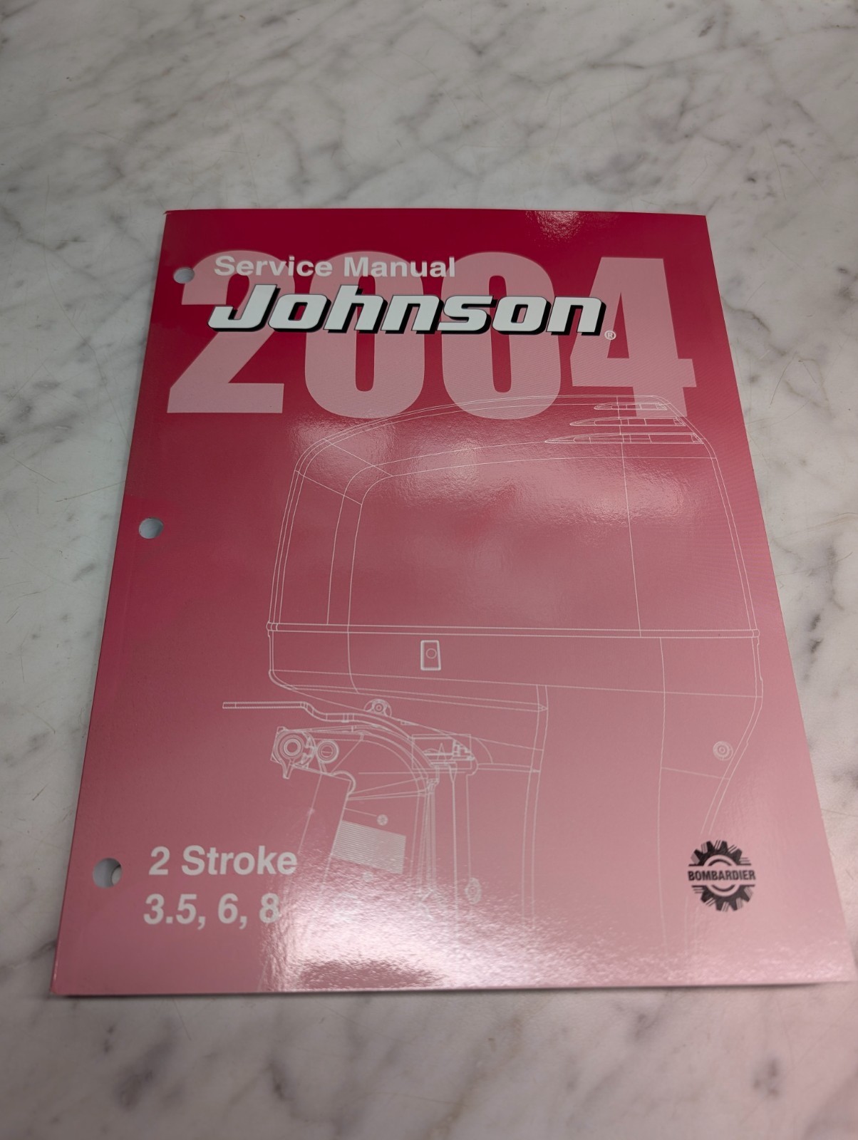 Johnson Evinrude Brp Service Manual Models "Sr" 3.5 6 8 Hp 2 Stroke #5005634