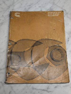 Cummins Nh Nt Nta 855 Cid Engines Shop Manual Service Repair Maintenance