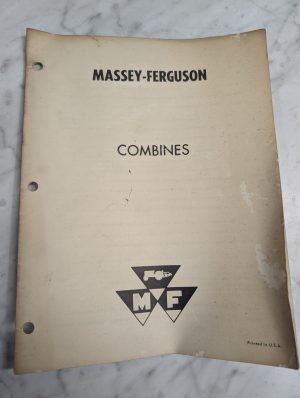 Massey-Ferguson Combines Dealing Information Book Guide Maintenance Sales Specs