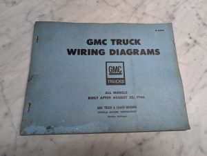 Gmc Truck Wiring Diagrams X-6705 All Models Built After August 22 1966 Manual
