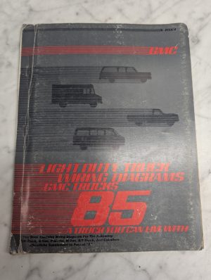 Gmc X-8564 Light Duty Truck Wiring Diagrams Gmc Trucks 85 Manual Guide Book
