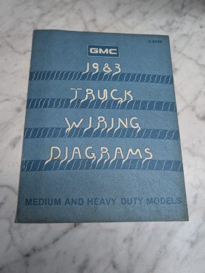 Gmc 1983 Truck Wiring Diagrams X-8339 Medium Heavy Duty Models Manual Book Guide