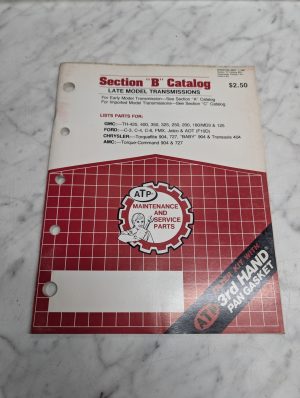 Atp Section B Catalog Late Model Transmissions Gmc Ford Chrysler Amc List 1981